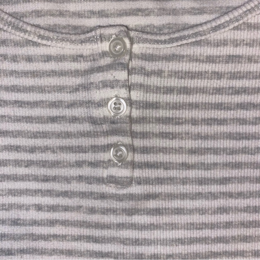 Haven Well Within Striped Long Sleeve Top Size Large - Picture 7 of 8